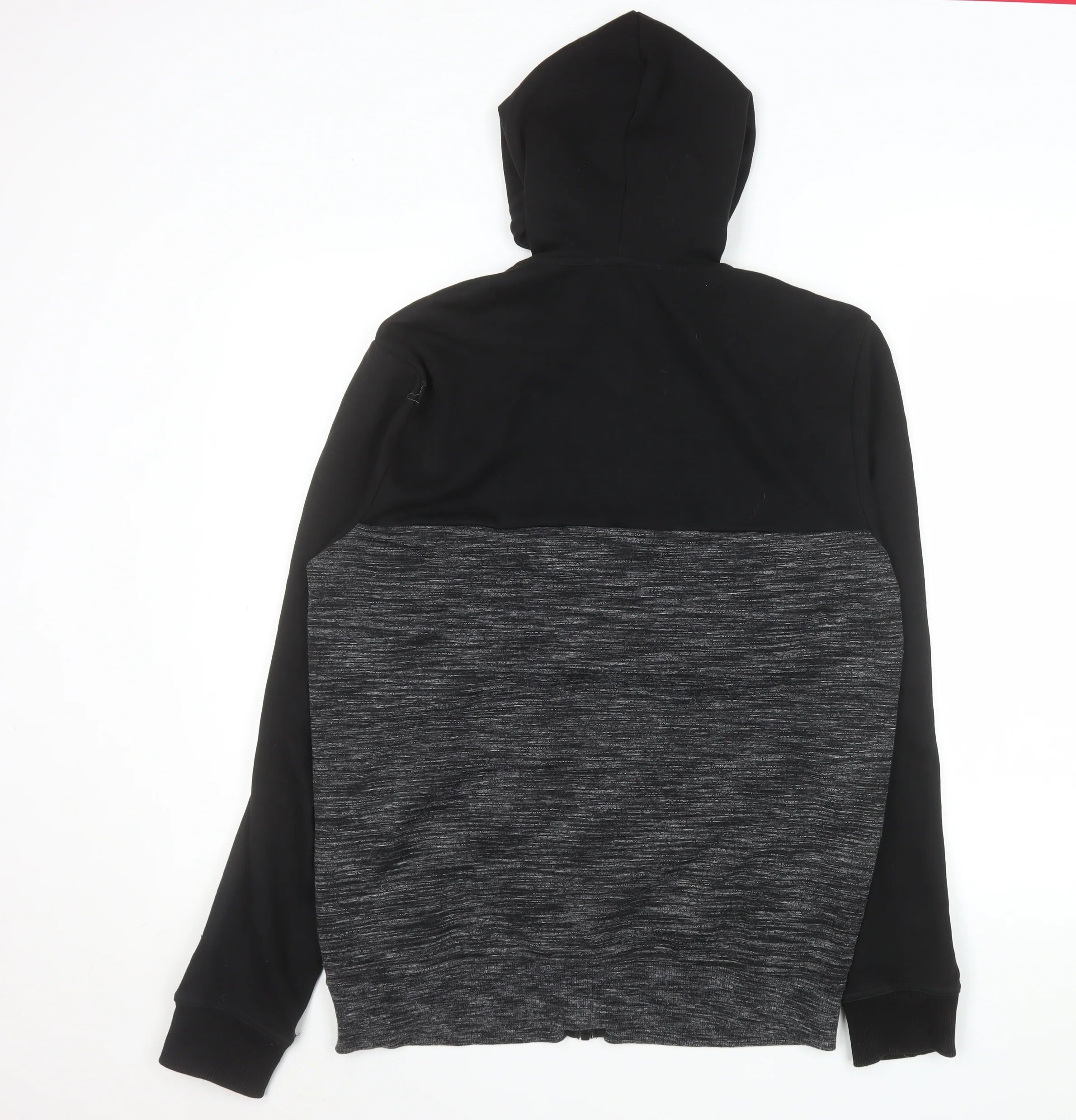 Next Mens Black M Basic Hooded Full Zip Jacket - Image 3