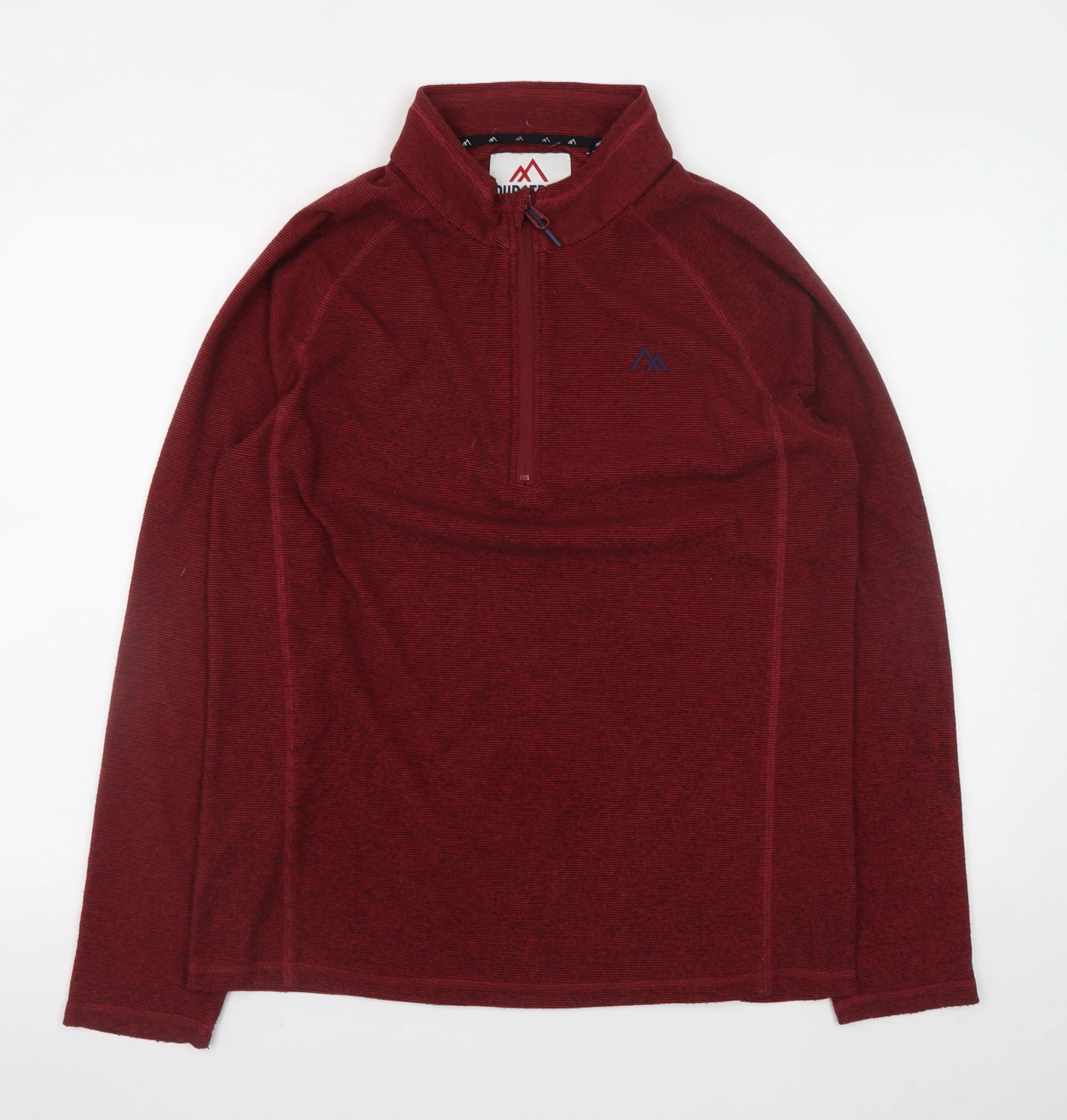 Next Men's Red 1/2 Zip Fleece Sweatshirt M Regular Fit