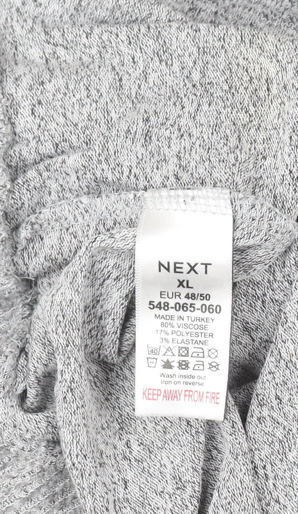 Next Women Grey XL Crew Neck Long Sleeve Pullover Jumper - Image 4