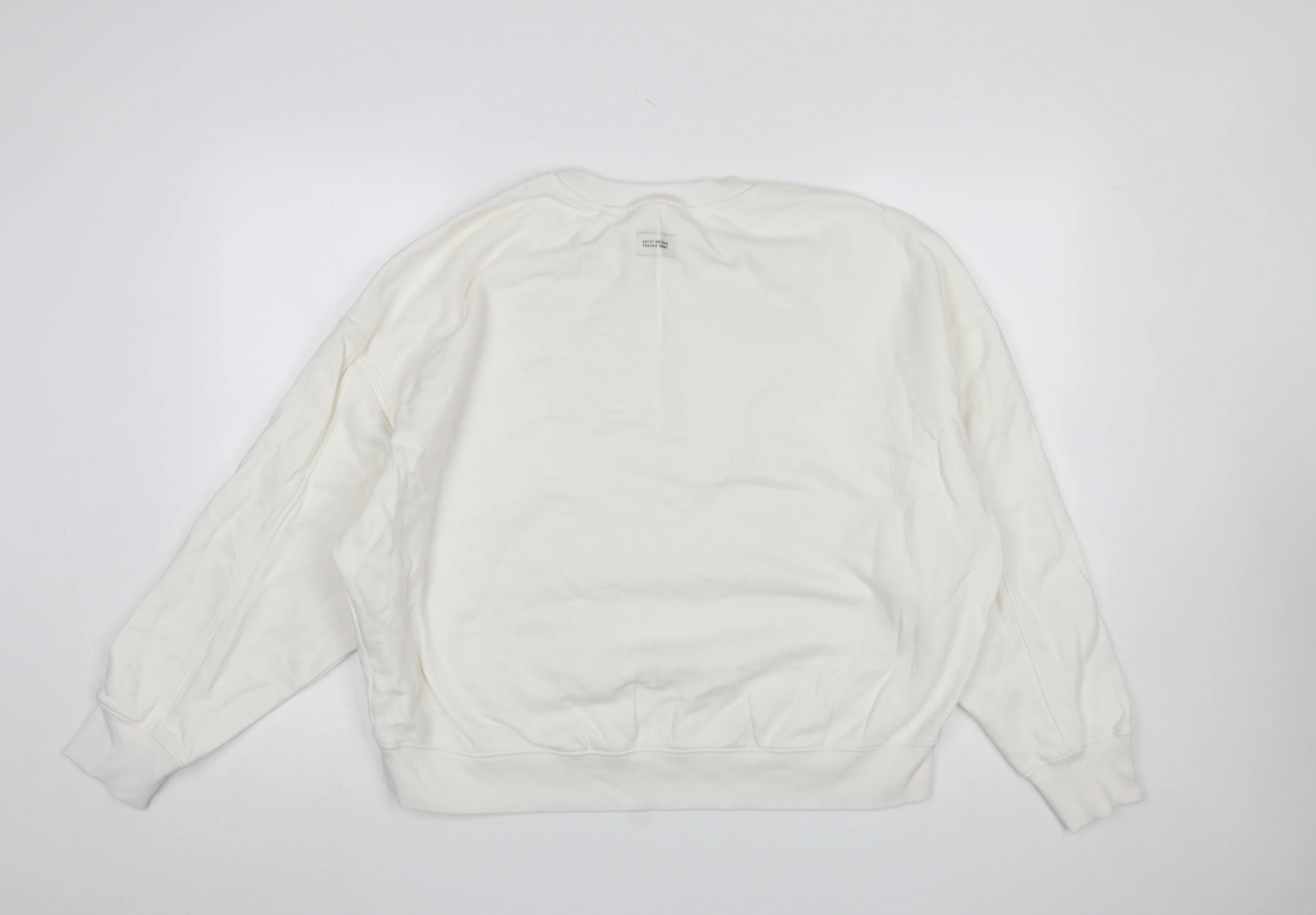 Next Women Ivory Negroni Graphic Pullover Sweatshirt M - Image 3