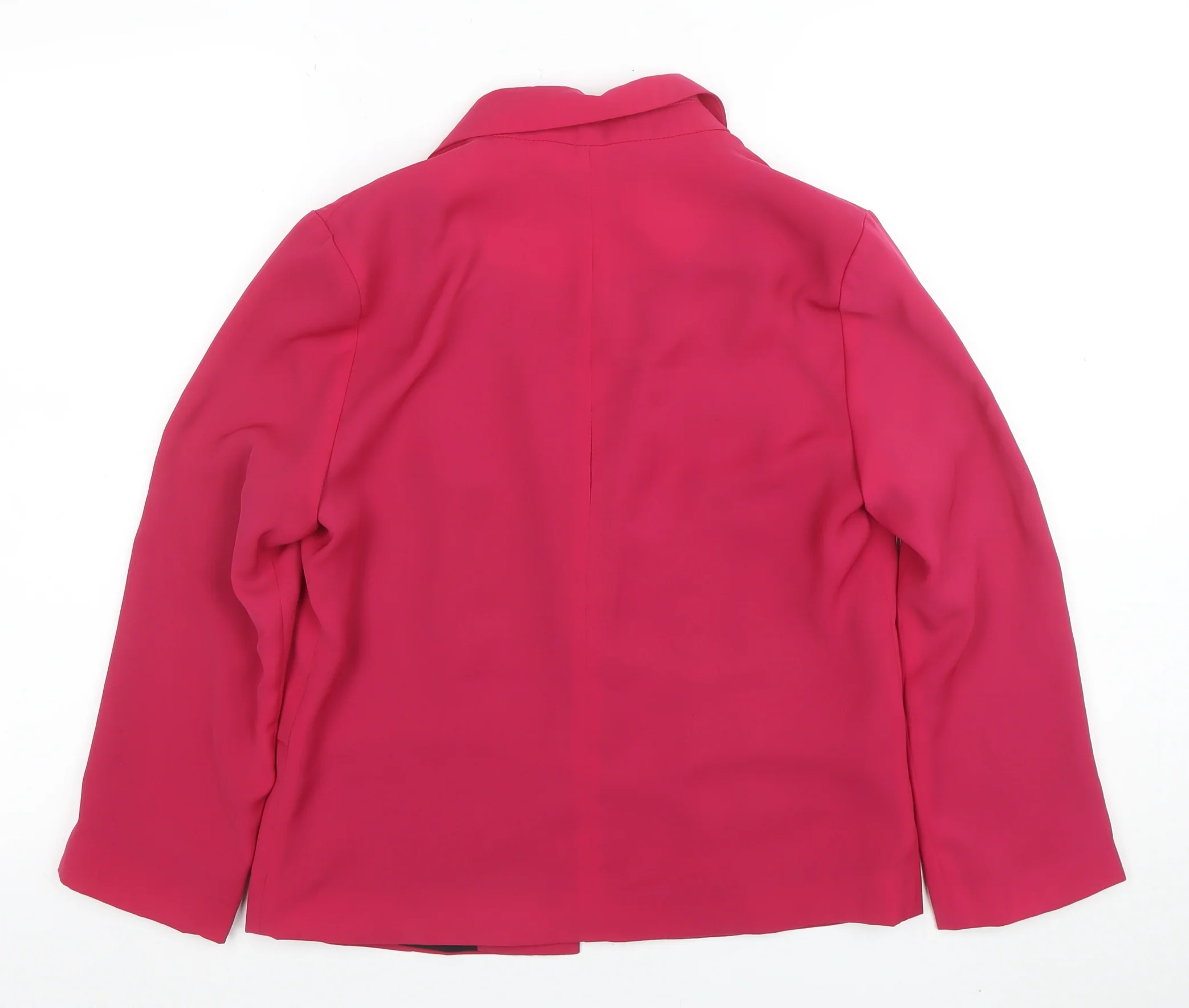 Next Women Pink Size 10 Classic Single-Breasted Blazer - Image 3