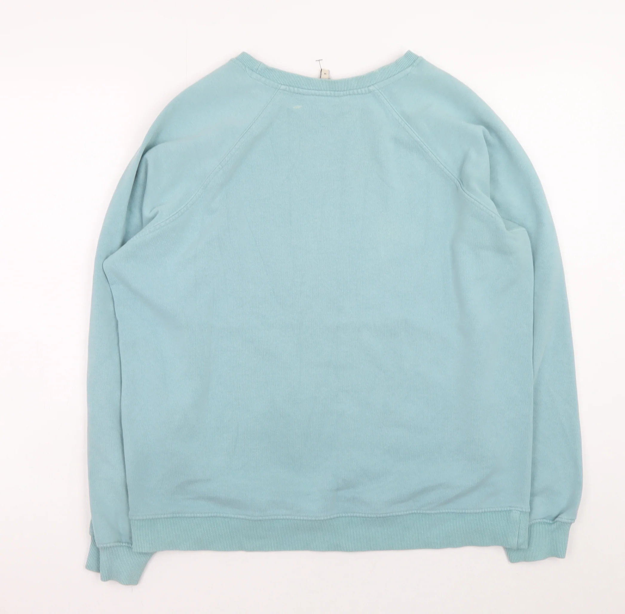 Next Women’s Blue Leopard Heart Print Sweatshirt Size M - Image 3