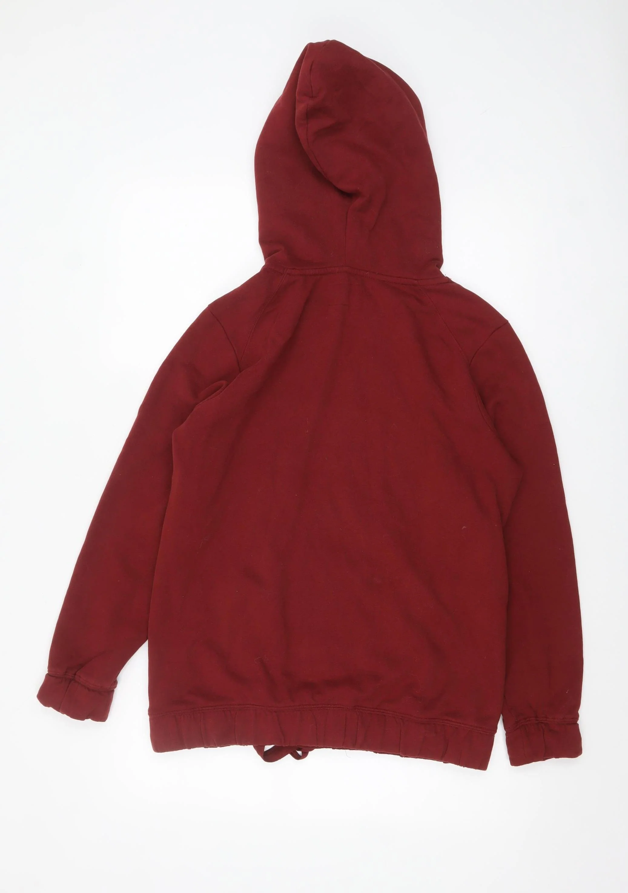 Next Women’s Red Cotton Blend Hooded Pullover Hoodie Size 12 - Image 3