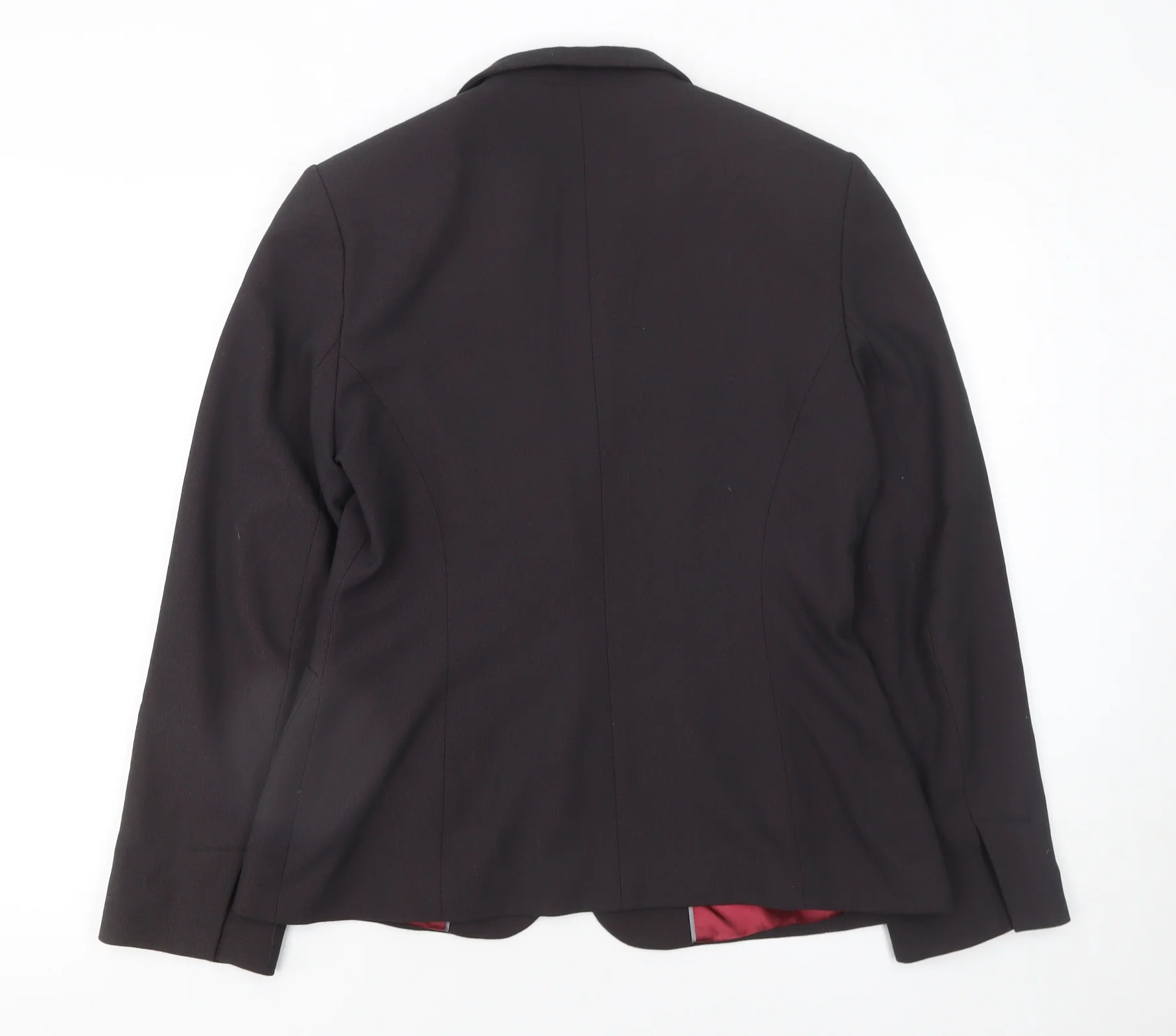 Next Women's Black Size 10 Tailored Single-Breasted Blazer - Image 3
