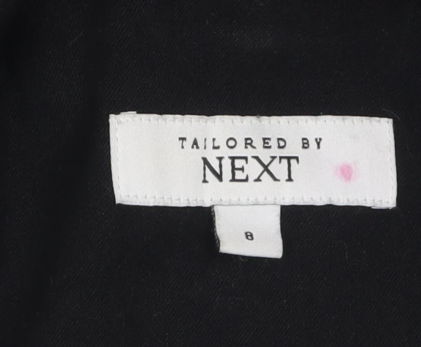 Next Women's Black Size 8 Shawl Collar Tailored Blazer - Image 5