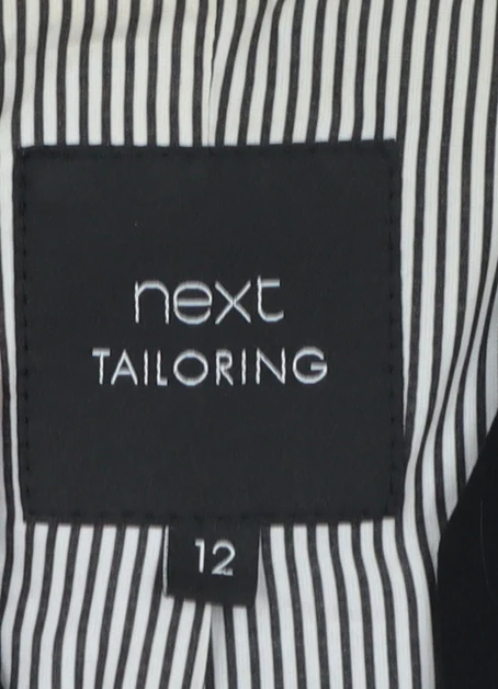 Next Women's Black Tailoring Blazer UK 12 Regular Fit - Image 5