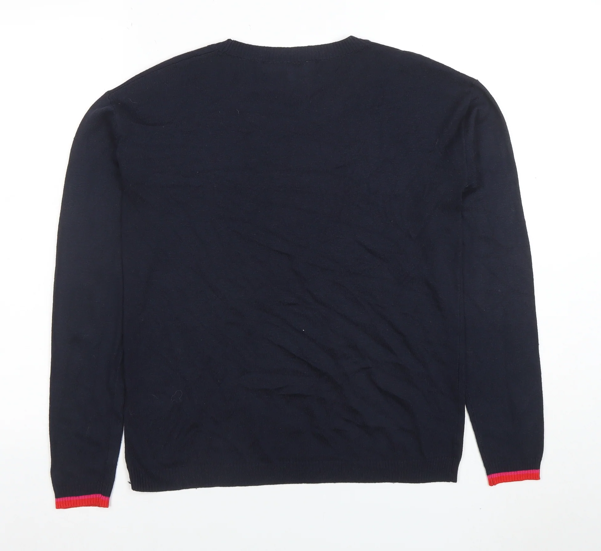 Next Women's Blue LOVE Jumper Size 8 Crew Neck Pullover - Image 3