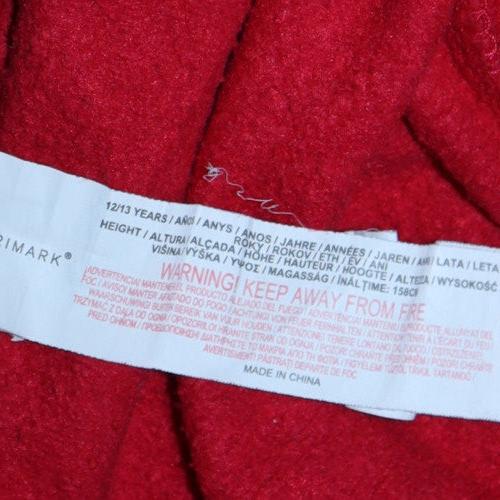 NFL Team Apparel Boys Red Pullover Hoodie 12-13 Years 158cm Cotton Blend - Image 6