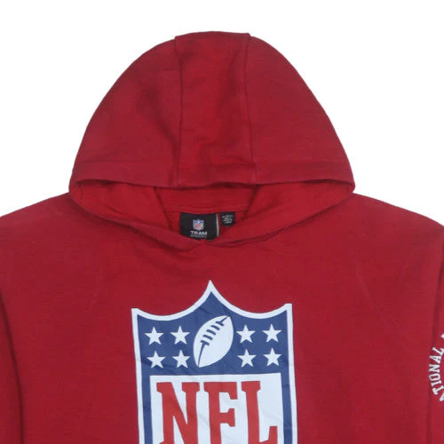 NFL Team Apparel Boys Red Pullover Hoodie 12-13 Years 158cm Cotton Blend - Image 8