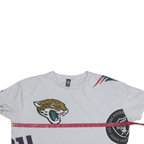 NFL Team Apparel Men's White XL Cotton Graphic Sports T-Shirt - Image 3