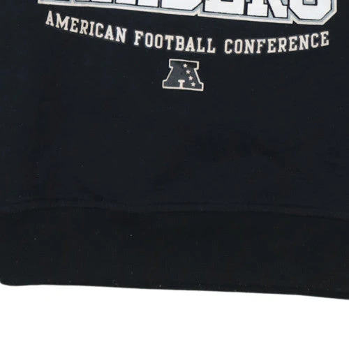 NFL Team Apparel Women's Black Oakland Raiders Pullover Sweatshirt M - Image 8