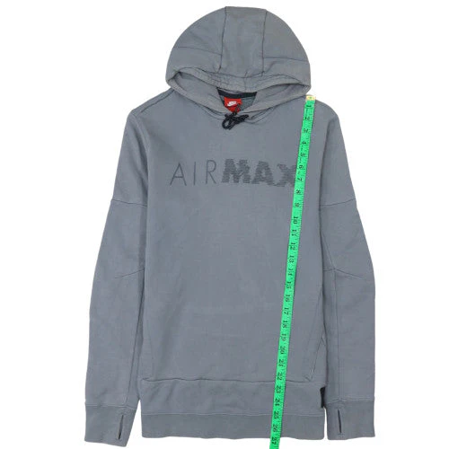 Nike Air Max Men's Grey Pullover Hoodie Size M - Image 3