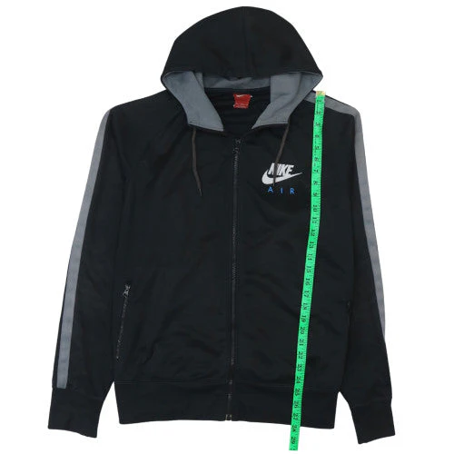 Nike Air Mens Black XL Full Zip Hoodie Sportswear - Image 2