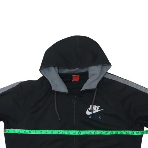 Nike Air Mens Black XL Full Zip Hoodie Sportswear - Image 3