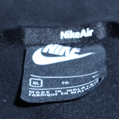 Nike Air Men's Black XL Pullover Hoodie Fleece Sweatshirt - Image 5