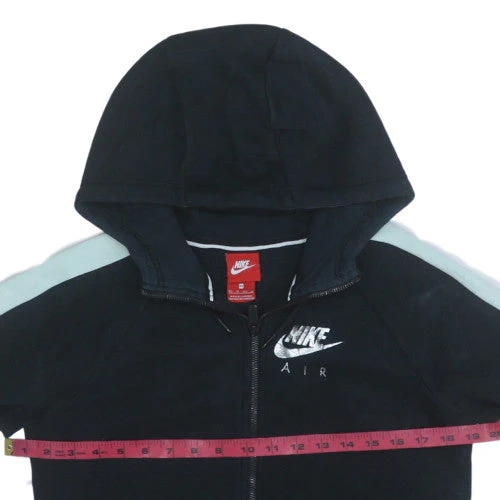 Nike Air Men's Black XS Full Zip Fleece Hoodie - Image 3