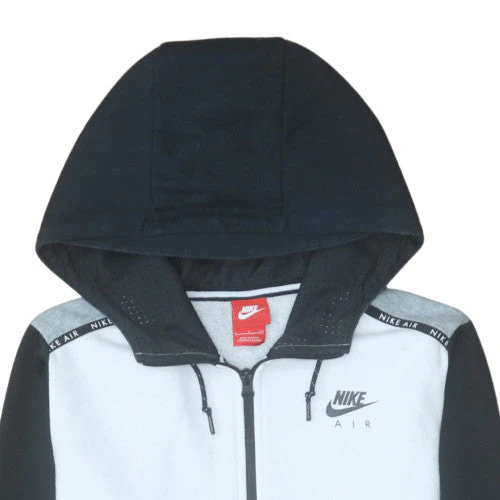 Nike Air Men's Grey Full Zip Hoodie Size S Lightweight Sportswear - Image 7