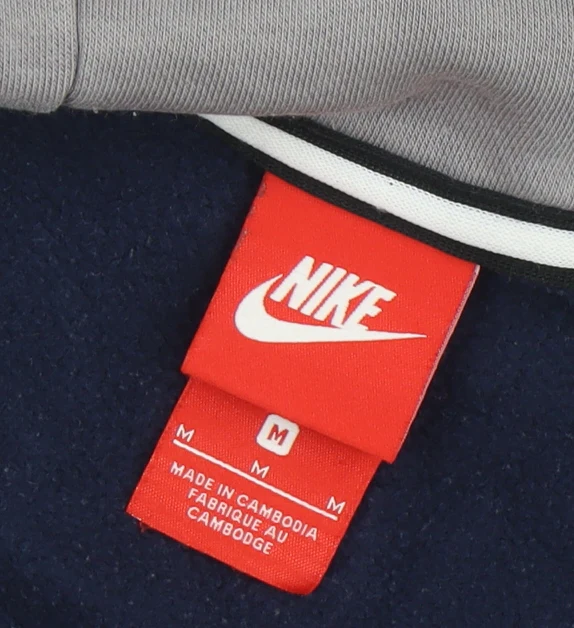 Nike Air Men's Multicoloured Full Zip Hoodie Size M - Image 4