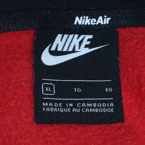 Nike Air Men's Red Full Zip Hoodie XL Hooded Sweatshirt - Image 5