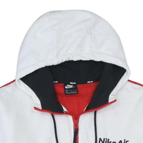 Nike Air Men's Red Full Zip Hoodie XL Hooded Sweatshirt - Image 7