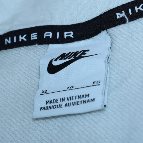 Nike Air Women White Full Zip Hoodie XL Cotton Blend - Image 5