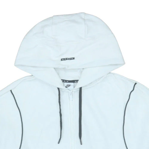 Nike Air Women White Full Zip Hoodie XL Cotton Blend - Image 8