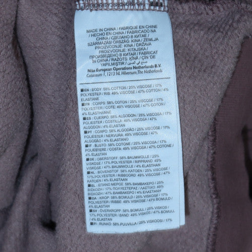 Nike Air Women's Brown 1/2 Zip Pullover Sweatshirt L - Image 6