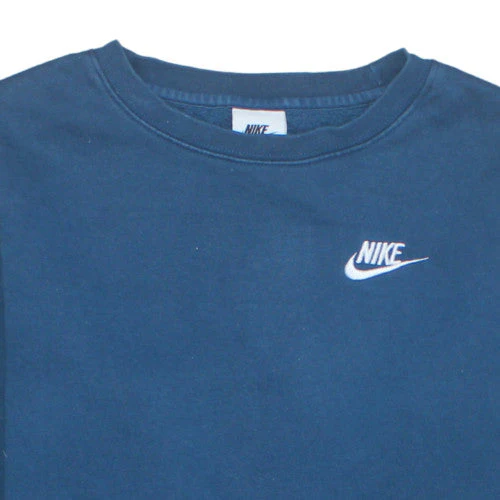 Nike Blue Teens Pullover Crew Neck Sweatshirt L Regular Fit - Image 8