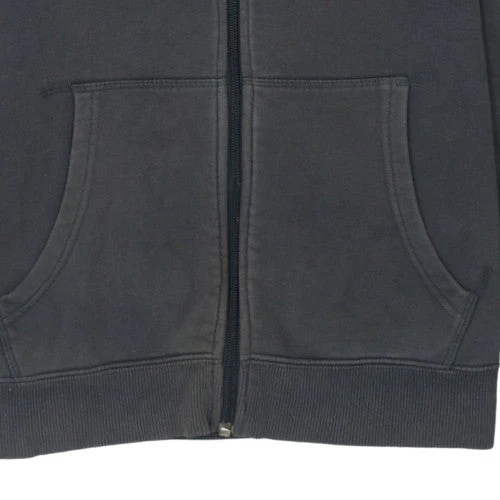 Nike Boys Black Full Zip Hoodie 12-13 Years Fleece Lined Sweatshirt - Image 8