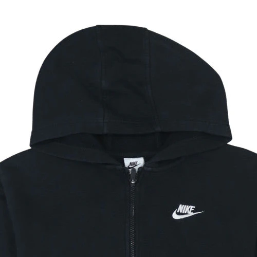 Nike Boys Black Full Zip Hoodie Fleece Sweatshirt 8-9 Years - Image 5
