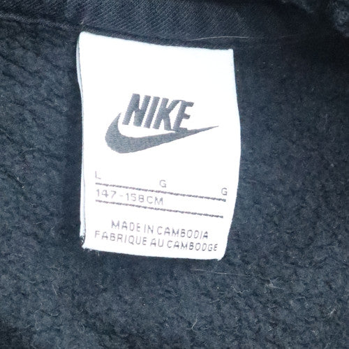 Nike Boys Black Full Zip Hoodie Size L (147-158cm) Cotton Blend - Image 6