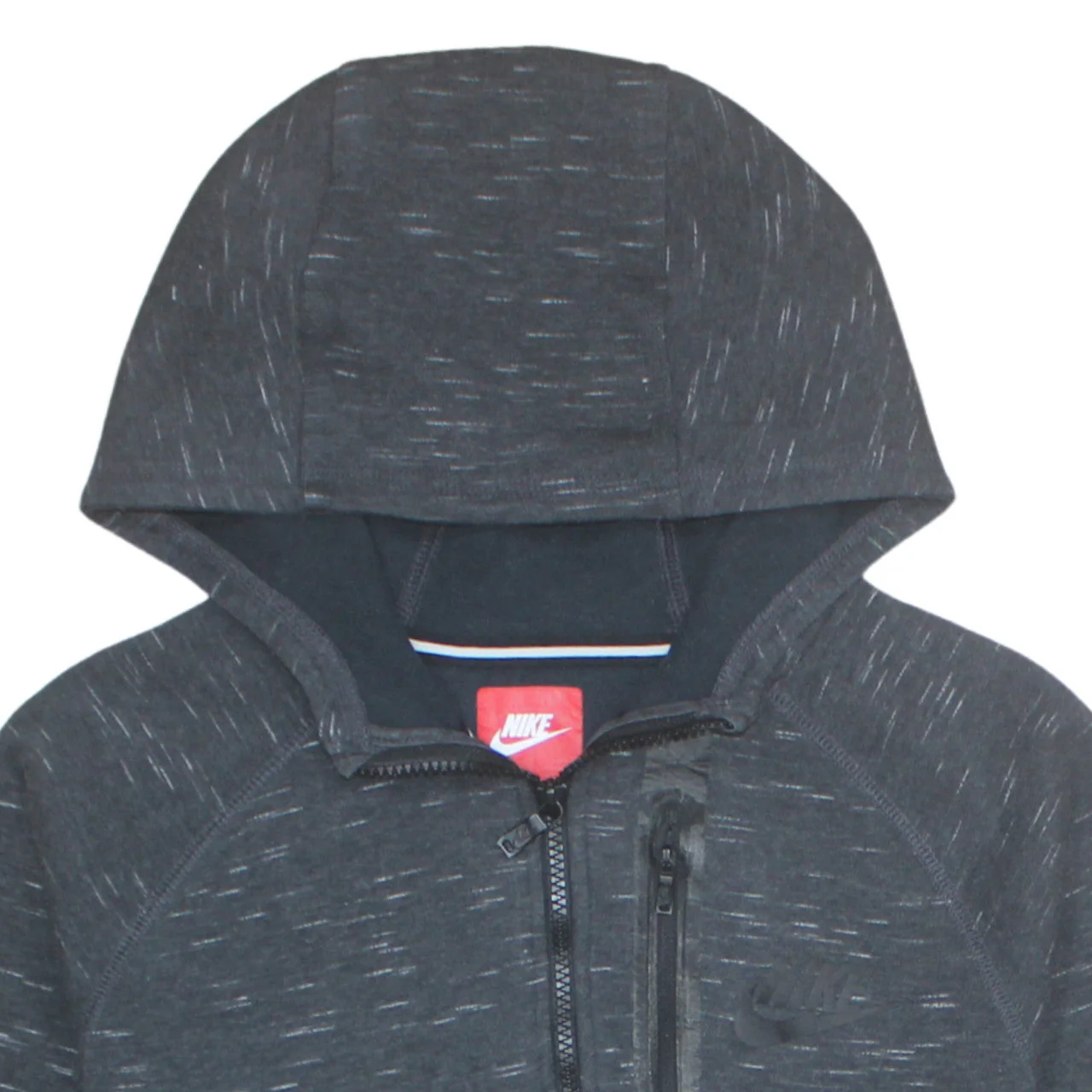 Nike Boys Black Full Zip Hoodie XL 13-15 Years Hooded Sweatshirt - Image 8