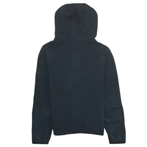 Nike Boys Black Full Zip Hoodie XL 158-170cm Fleece Lined Sportswear - Image 4