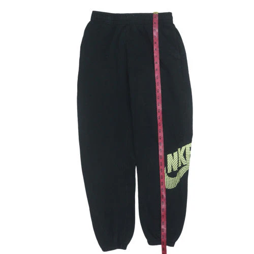 Nike Boys Black L Jogger Sweatpants with Elastic Waist and Pockets - Image 2