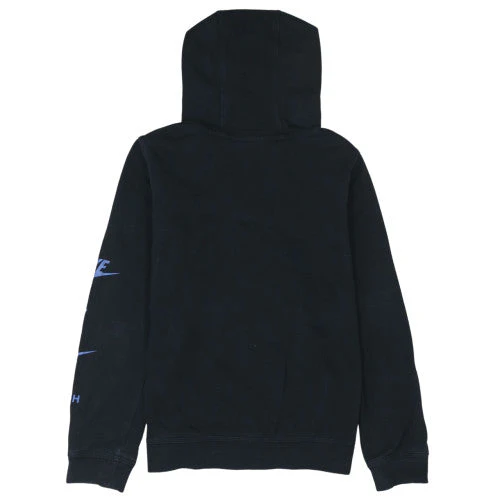 Nike Boys Black Pullover Hoodie L 147-158cm Graphic Fleece Sweatshirt - Image 4