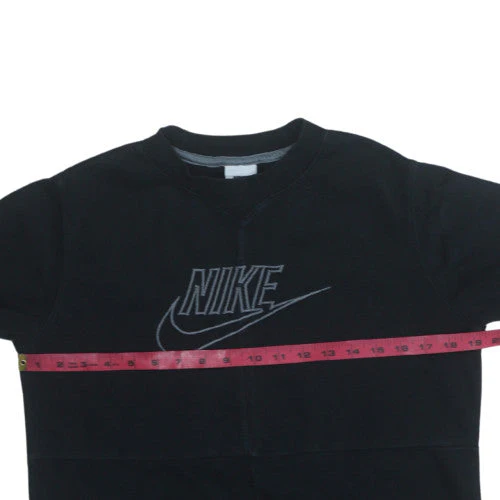 Nike Boys Black XL 158-170cm Logo Crew Neck Sweatshirt - Image 2