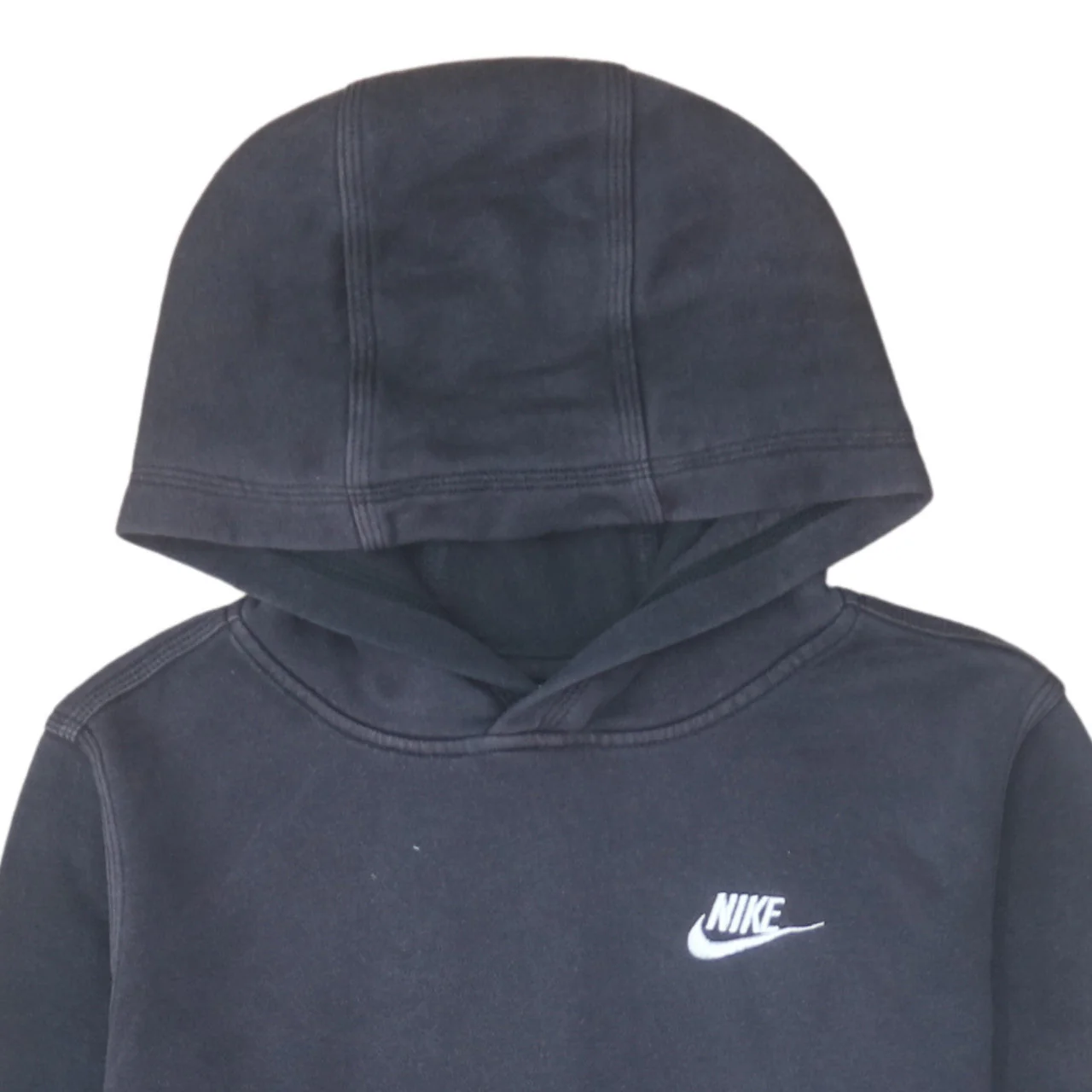 Nike Boys Black XL Pullover Fleece Hoodie Sweatshirt with Logo - Image 7