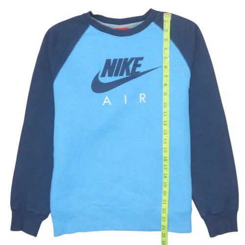 Nike Boys Blue Air Pullover Sweatshirt 13-15 Years Regular Fit Fleece - Image 2