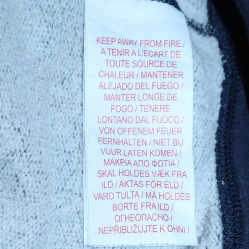 Nike Boys Blue Full Zip Hoodie 13-15 Years Fleece Casual Sweatshirt - Image 6