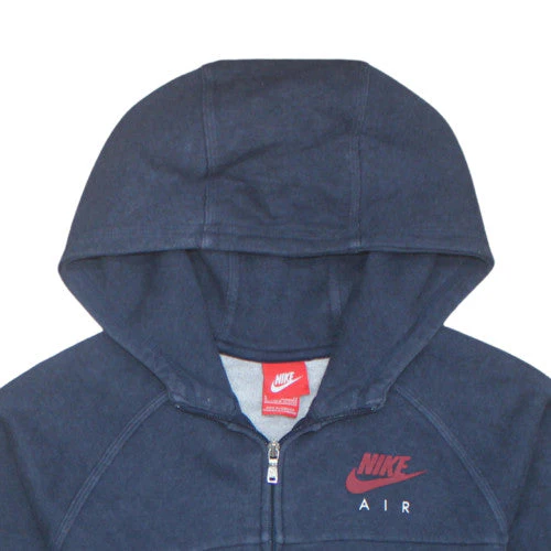 Nike Boys Blue Full Zip Hoodie 13-15 Years Fleece Casual Sweatshirt - Image 8