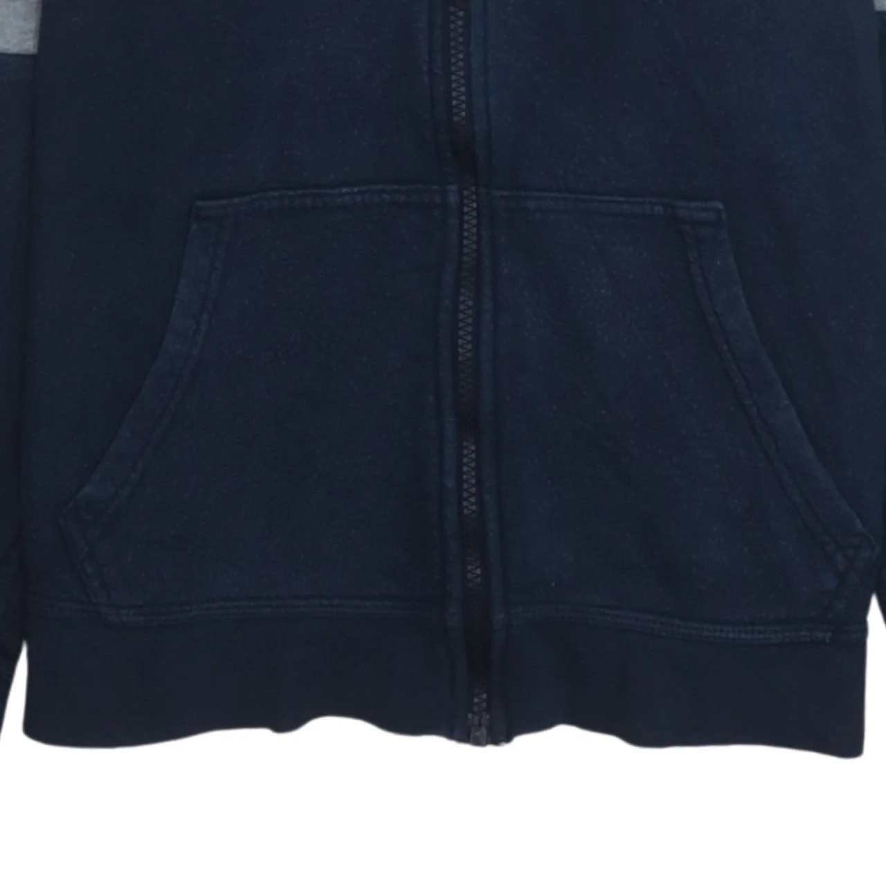 Nike Boys Blue & Grey Full Zip Hoodie XL 13-15 Years Fleece Sportswear - Image 7