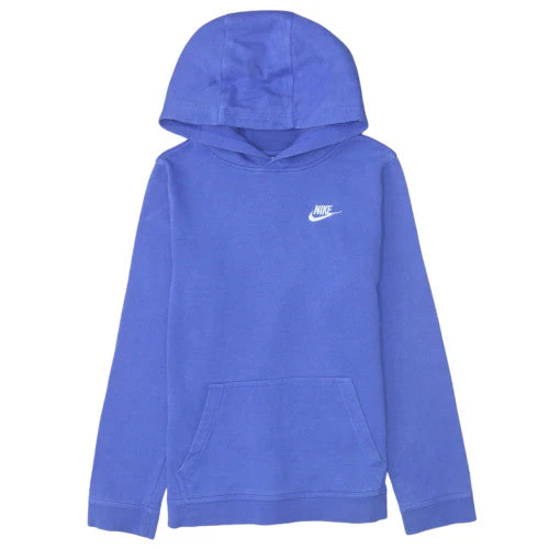 Nike Boys Blue Pullover Hoodie XL 158-170cm Hooded Sweatshirt
