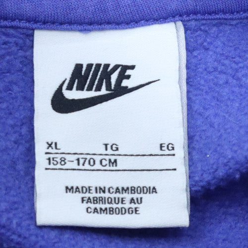 Nike Boys Blue Pullover Hoodie XL 158-170cm Hooded Sweatshirt - Image 5