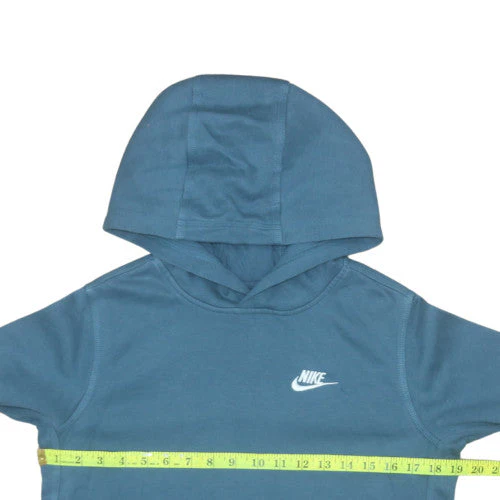 Nike Boys Blue Pullover Hoodie XL Fleece Lined Regular Fit - Image 2