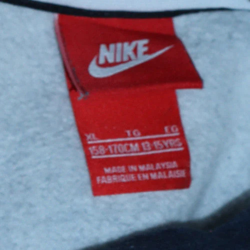 Nike Boys Blue Pullover Sweatshirt 13-15 Years Regular Fit Fleece - Image 6