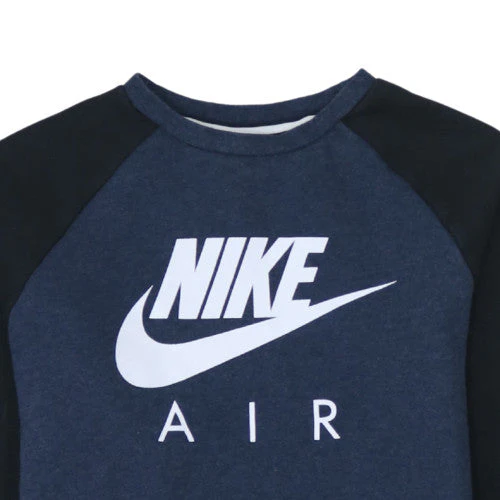 Nike Boys Blue Pullover Sweatshirt 13-15 Years Regular Fit Fleece - Image 7