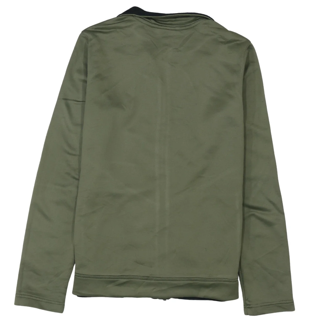 Nike Boys Green Track Jacket XL 158-170cm Zip Up Colourblock Sportswear - Image 4