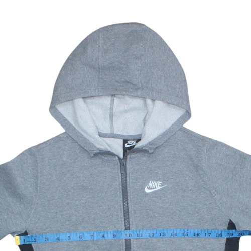 Nike Boys Grey Colourblock 1/2 Zip Hoodie XL 158-170cm Standard Fit - Image 2