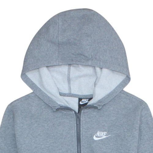 Nike Boys Grey Colourblock 1/2 Zip Hoodie XL 158-170cm Standard Fit - Image 7