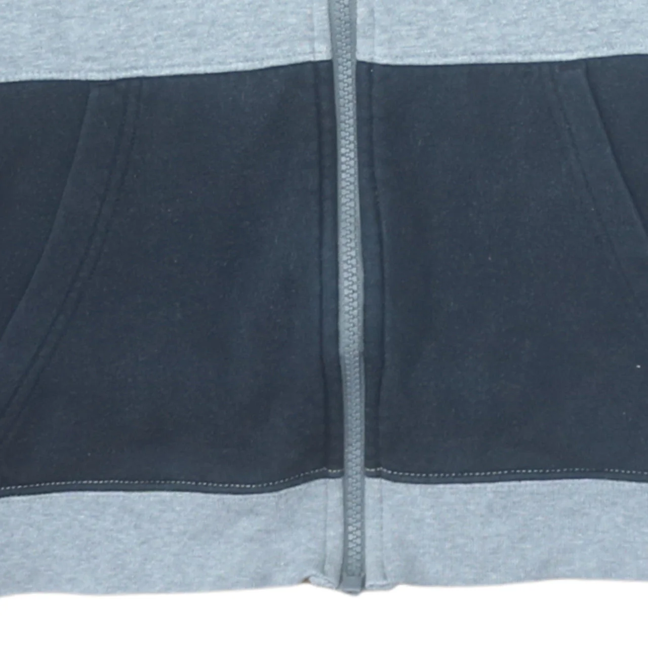 Nike Boys Grey Colourblock Full Zip Hoodie XL 13-15 Years Fleece - Image 7